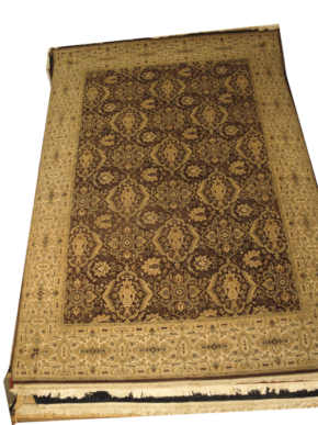 Keshan Indian Brown Grey 9x12-6 | Manoukian Rugs™