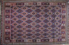Flat Weave Maimana Afghan 8-7x13-8 | Manoukian Rugs™