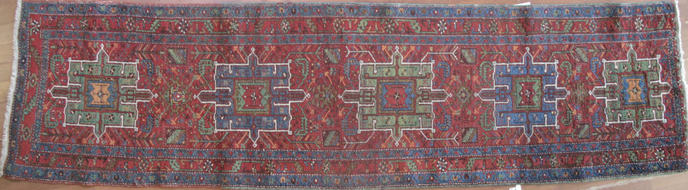 Karaja, Vintage, Persian (3' x 11' 2")